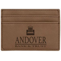 Dark Brown Leather Money Clip